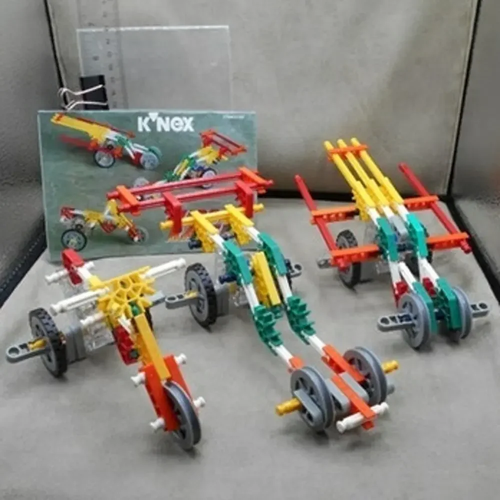 K'NEX 1995 Turbo Racers 11104/21104 Kit Complete Build ALL Three At Once